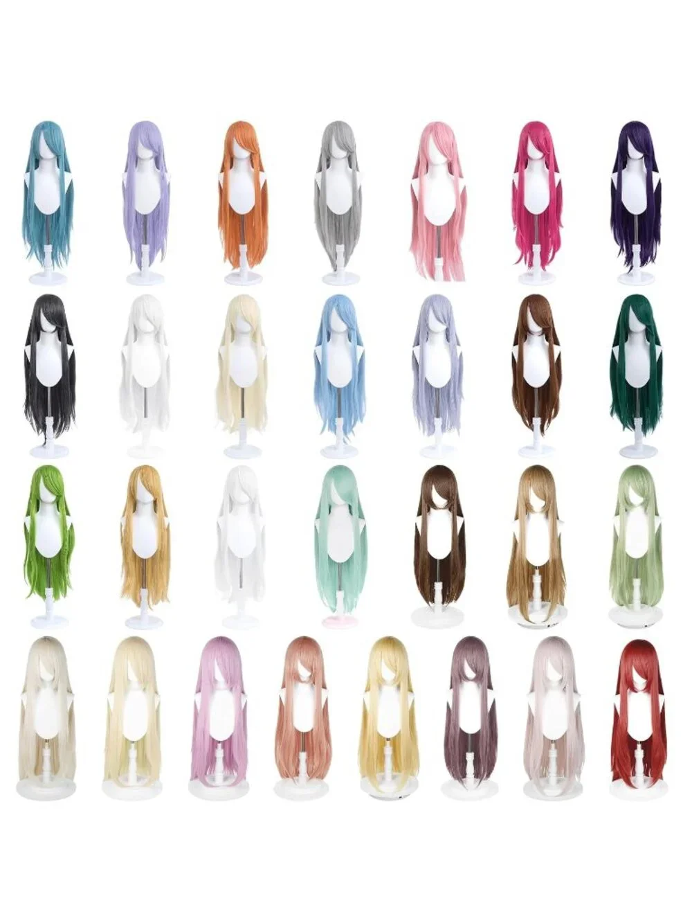 Women's Auburn 100 Cm Heat Resistant Universal Straight Costume Long Wigs